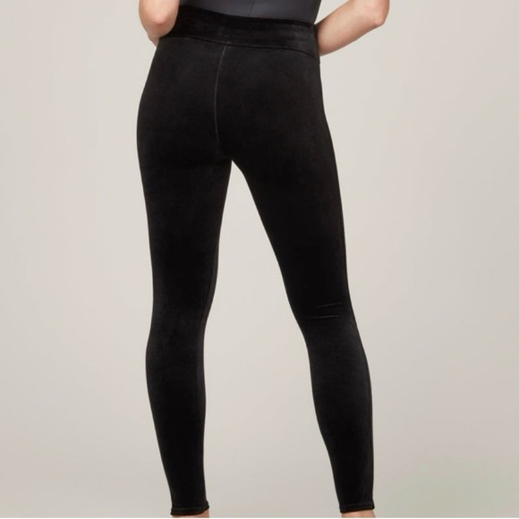 SPANX Velvet Black High Waist Leggings Size M Style 2070 - Picture 3 of 10